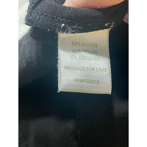 Garnet Hill Dress Pants Stretch Comfort Trousers Size 4 Black 32318 Straight Leg - Picture 7 of 11